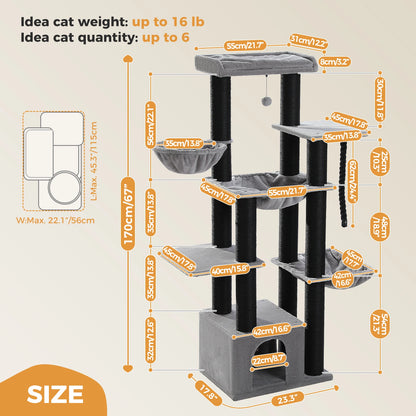 Large Cat Tree for Big Cats