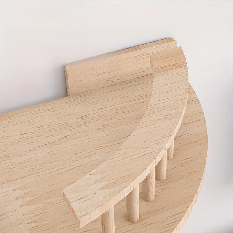 Wall Corner Mounted Cat Shelf