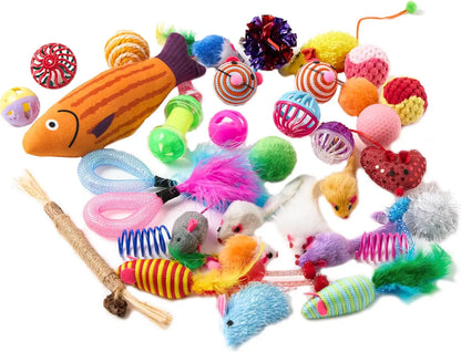 Cat Toys Variety Pack, 20 Pieces