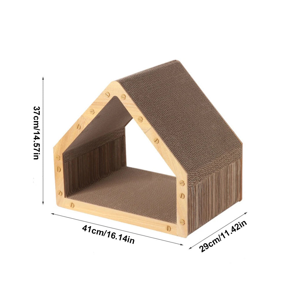 Cat Scratcher House for Indoors