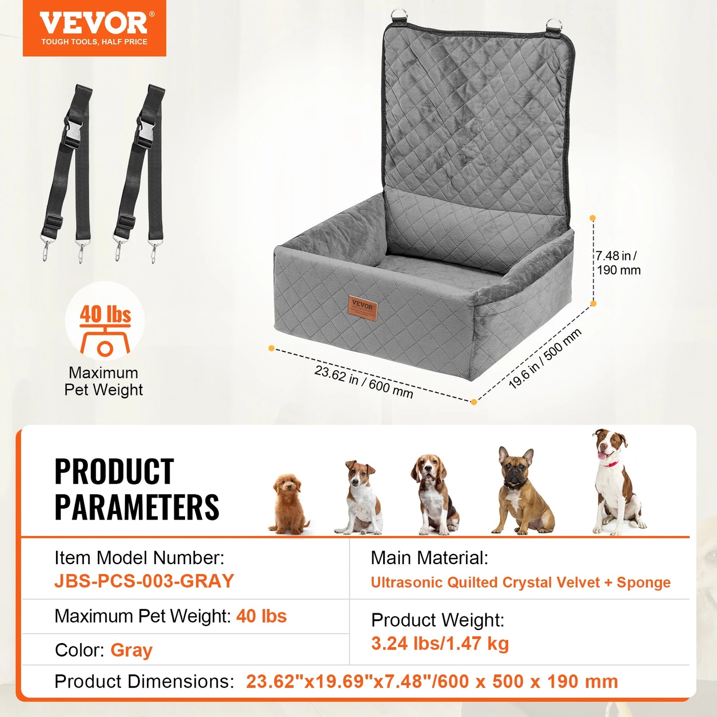 Dog Car Seat Cover - Huge Variety!