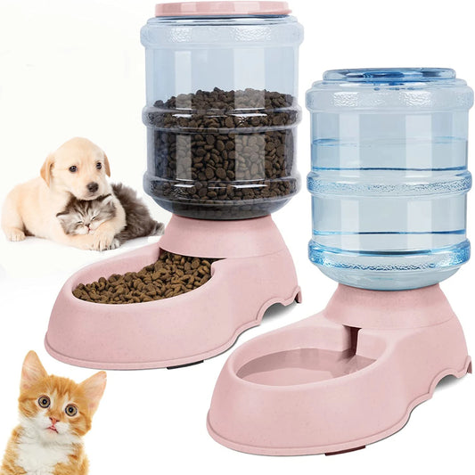 Automatic Water Dispenser Large Capacity Pet Feeder Small Dog Food Bowl