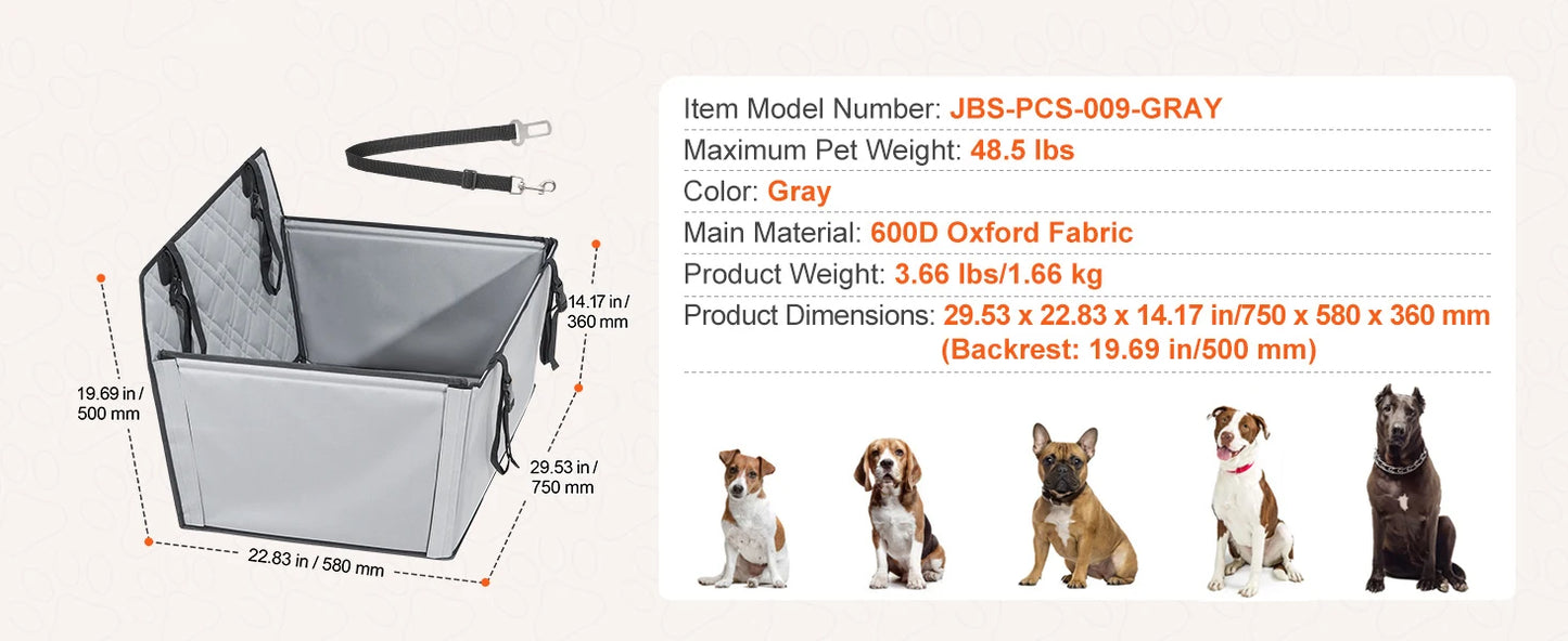 Dog Car Seat Cover - Huge Variety!