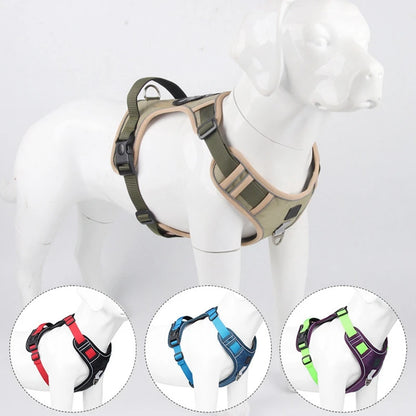 Dog Harness Reflective Medium and Large Dogs Tactical Vest Big 1680D Waterproof Oxford Cloth