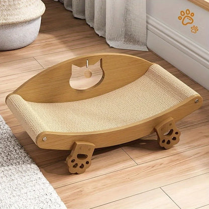Cat upright recliner, scratch board, claw grinder | Thick, wear-resistant and non shedding