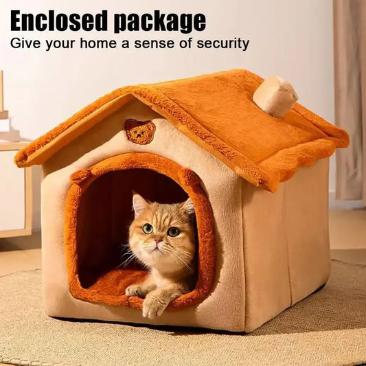 Plush Cat House