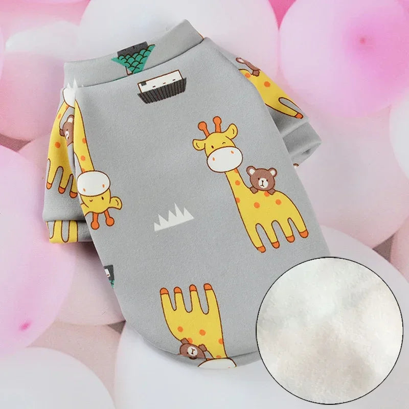 Cute Print Cat Clothes