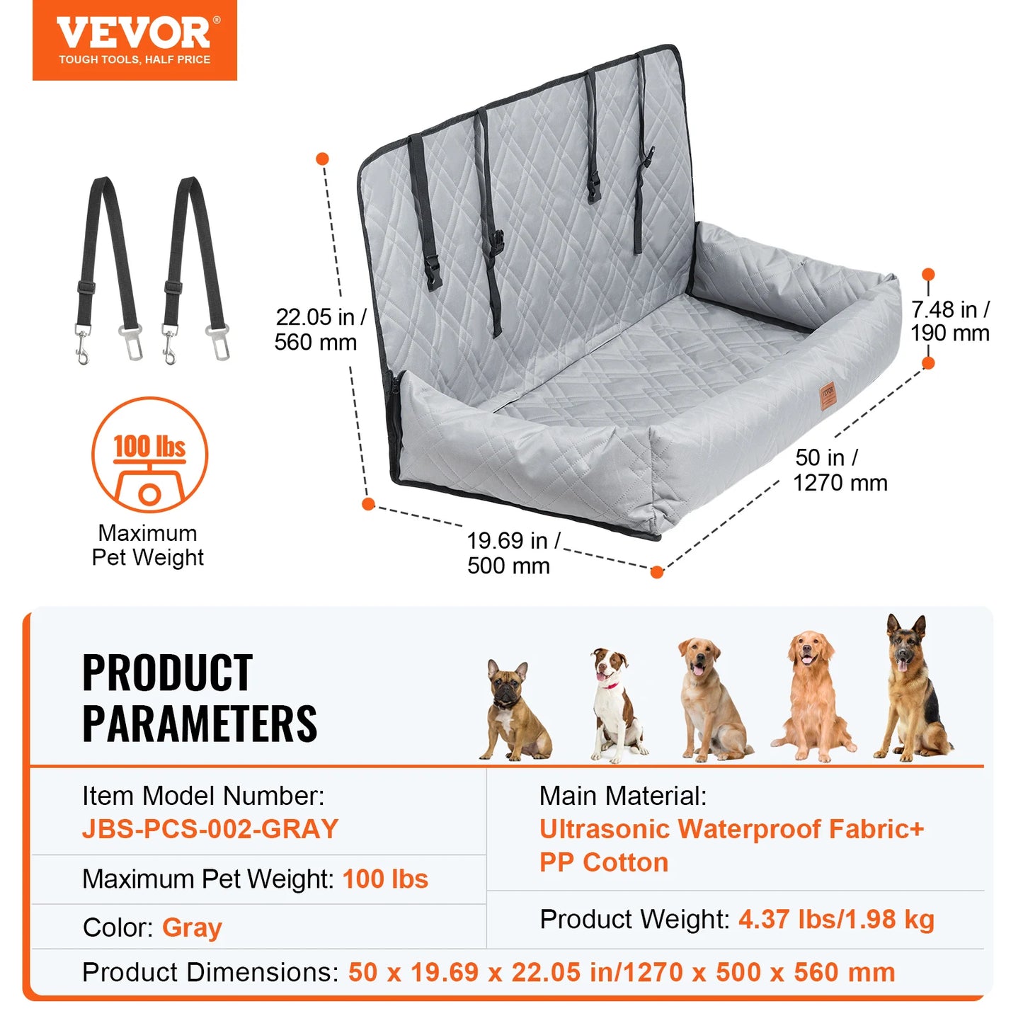Dog Car Seat Cover - Huge Variety!