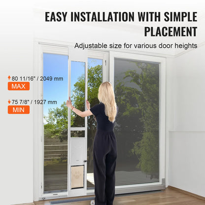 Pet Door Sliding Glass Door 3 Sizes