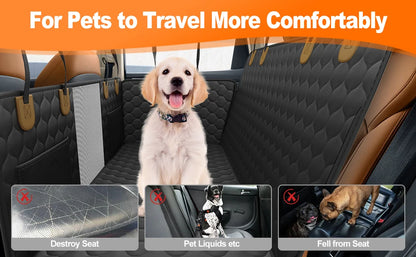 Waterproof Pet Travel, Foldable Rear Seat Protector