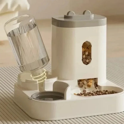 Automatic Feeder Dog or Cat With Water Fountain Large Capacity Storage Dispenser