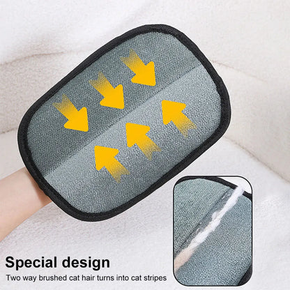 2Pc Pet Grooming Gloves for Dog & Cat