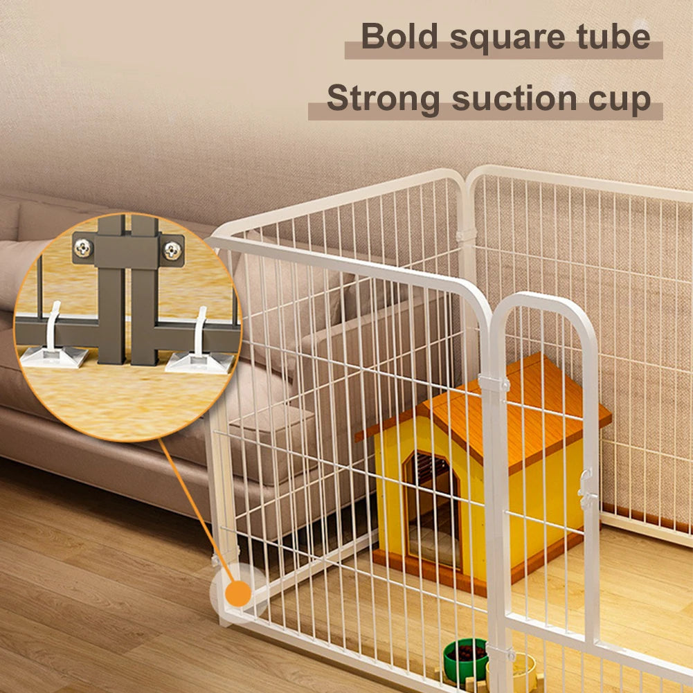 6 Panel Heavy Duty Portable Pet Playpen Indoor / Outdoor