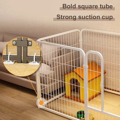 6 Panel Heavy Duty Portable Pet Playpen Indoor / Outdoor