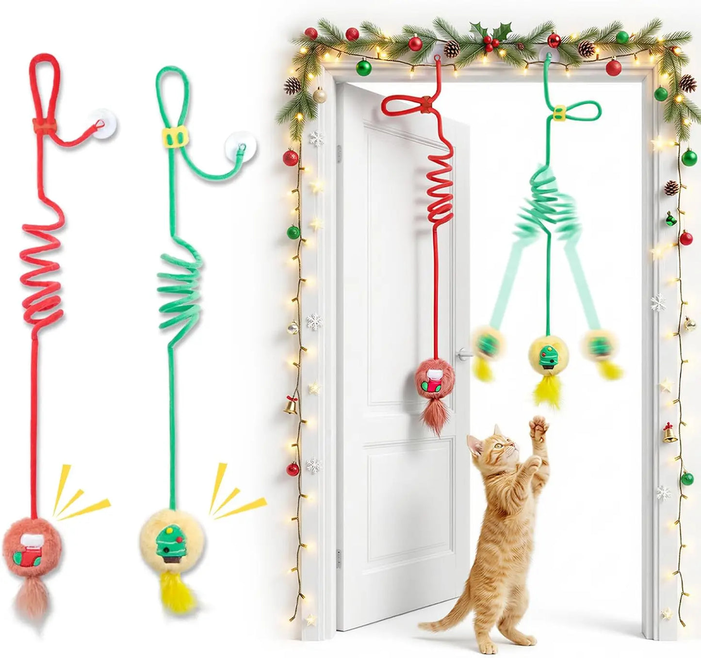 Interactive Cat Feather Toys