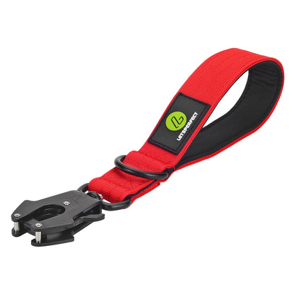 Short Dog leash, nylon traffic lead, large dog, military leash, metal buckle