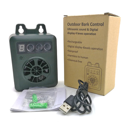 Anti Barking Device, Dog Barking Control Rechargeable Ultrasonic Deterrent
