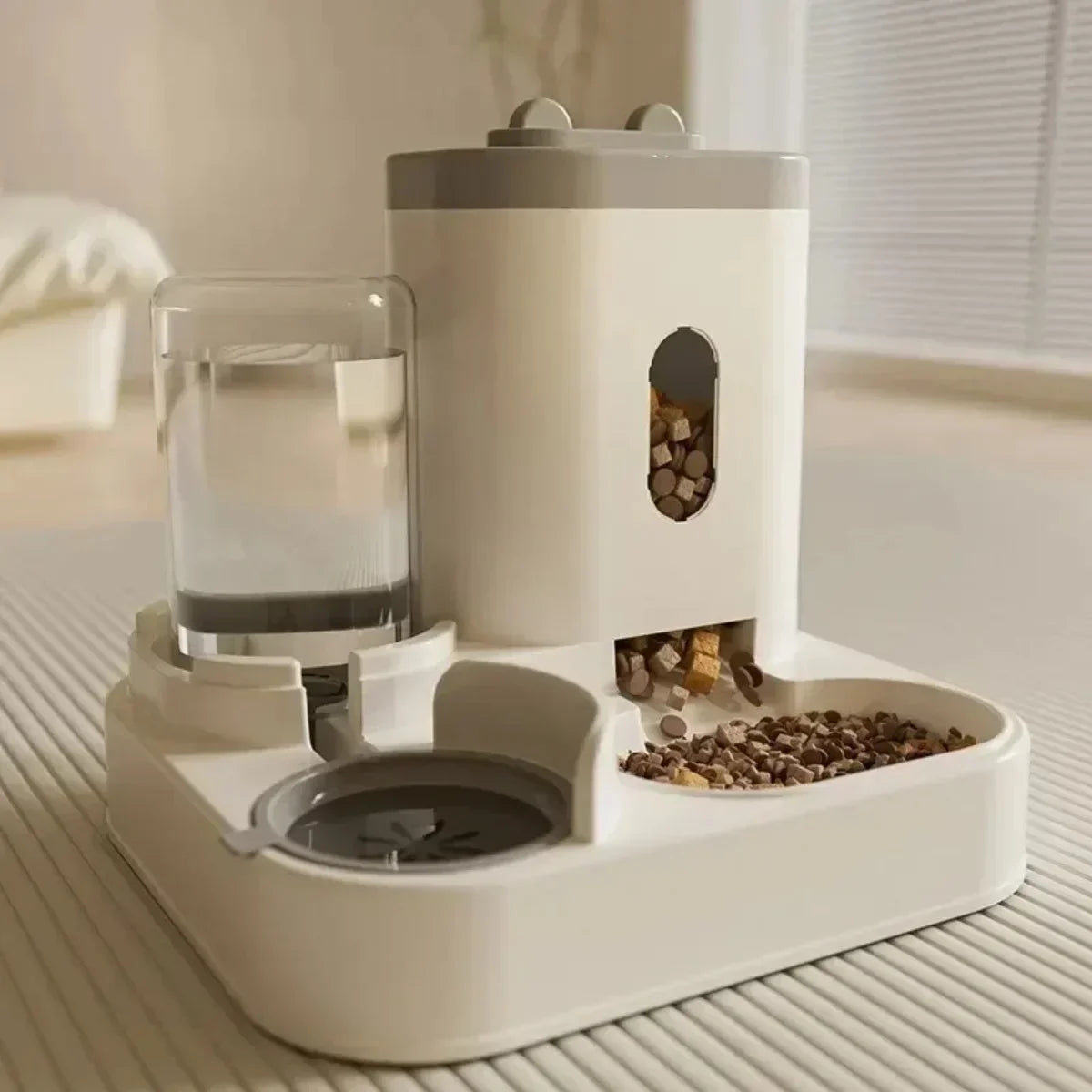 Automatic Feeder Dog or Cat With Water Fountain Large Capacity Storage Dispenser