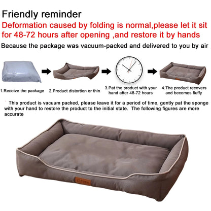 Square Pet Beds 3 Sizes and 7 Colors