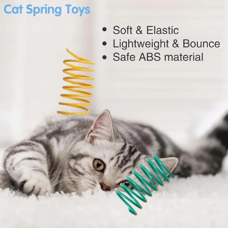 12, 24, 48 Piece Cat Spring Toys